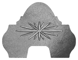 DARAY-L-603-SL Starburst Silver